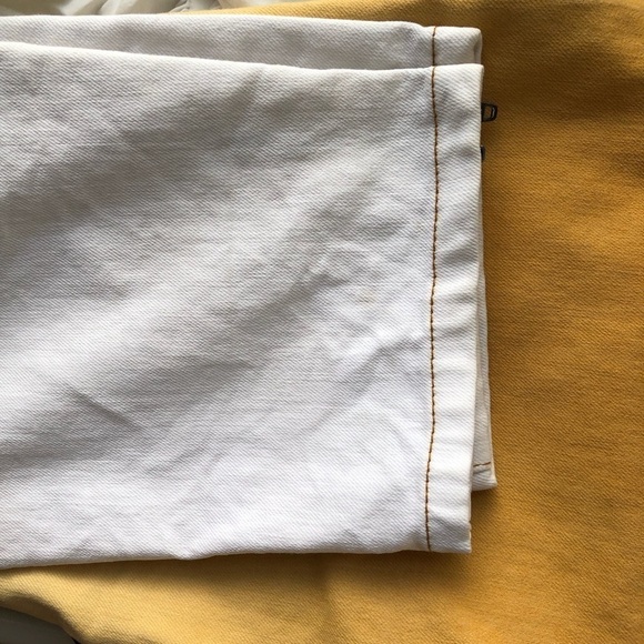 prAna Jett Ombré Dip Dye Organic Cropped Jeans Sz 6 - Picture 13 of 14